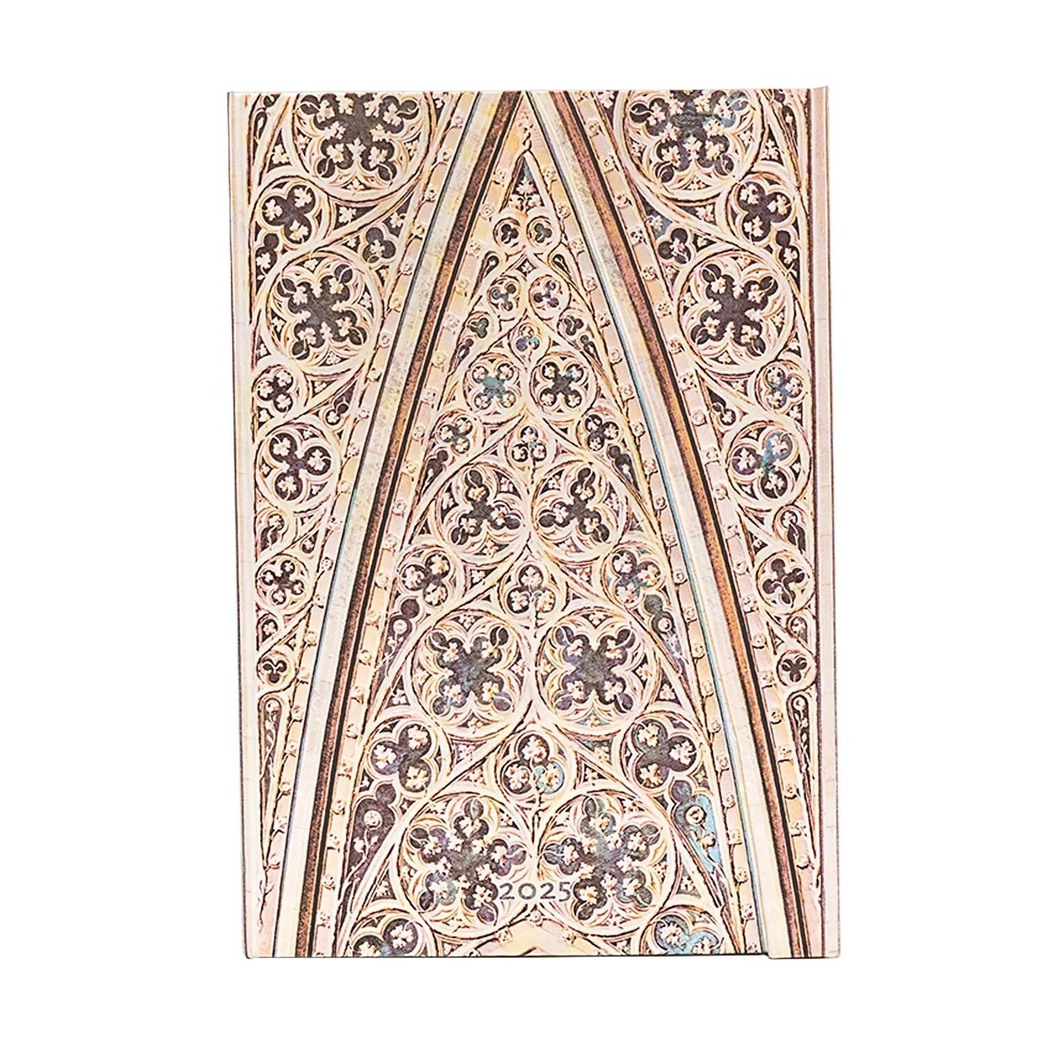 Agenda settimanale 2025 - La Volta del Duomo di Milano - PAPERBLANKS 12 MESI - Formato Mini - Orizzontale