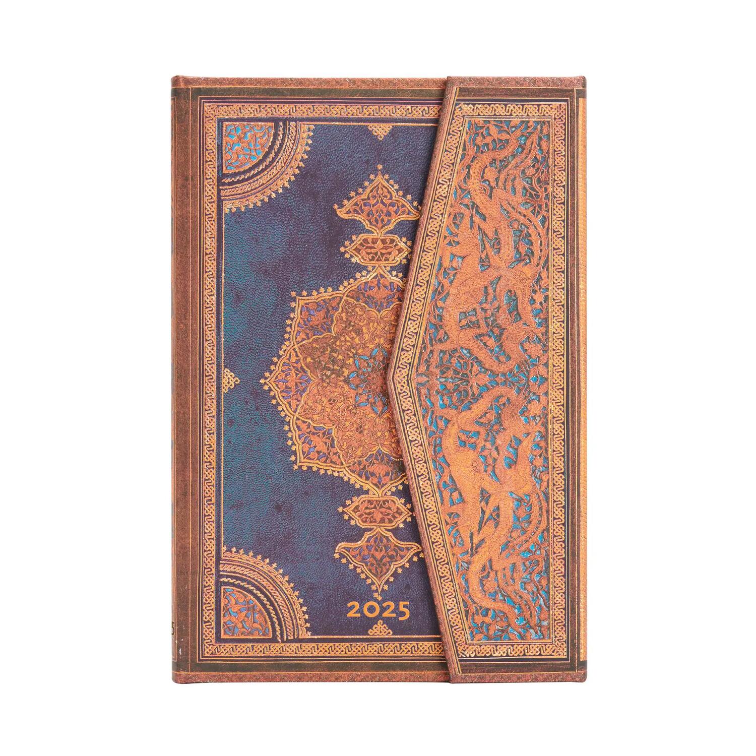 Agenda settimanale 2025 - Indaco Safavita - PAPERBLANKS 12 MESI - Formato Mini - Orizzontale