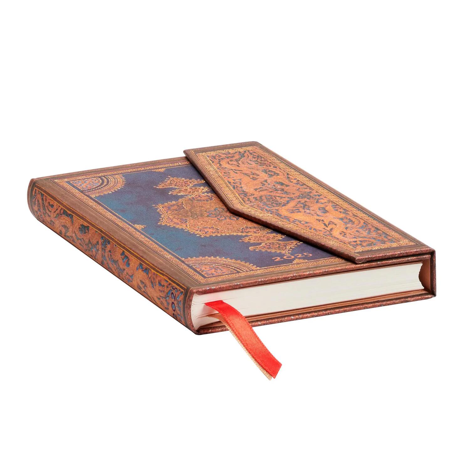 Agenda settimanale 2025 - Indaco Safavita - PAPERBLANKS 12 MESI - Formato Mini - Orizzontale