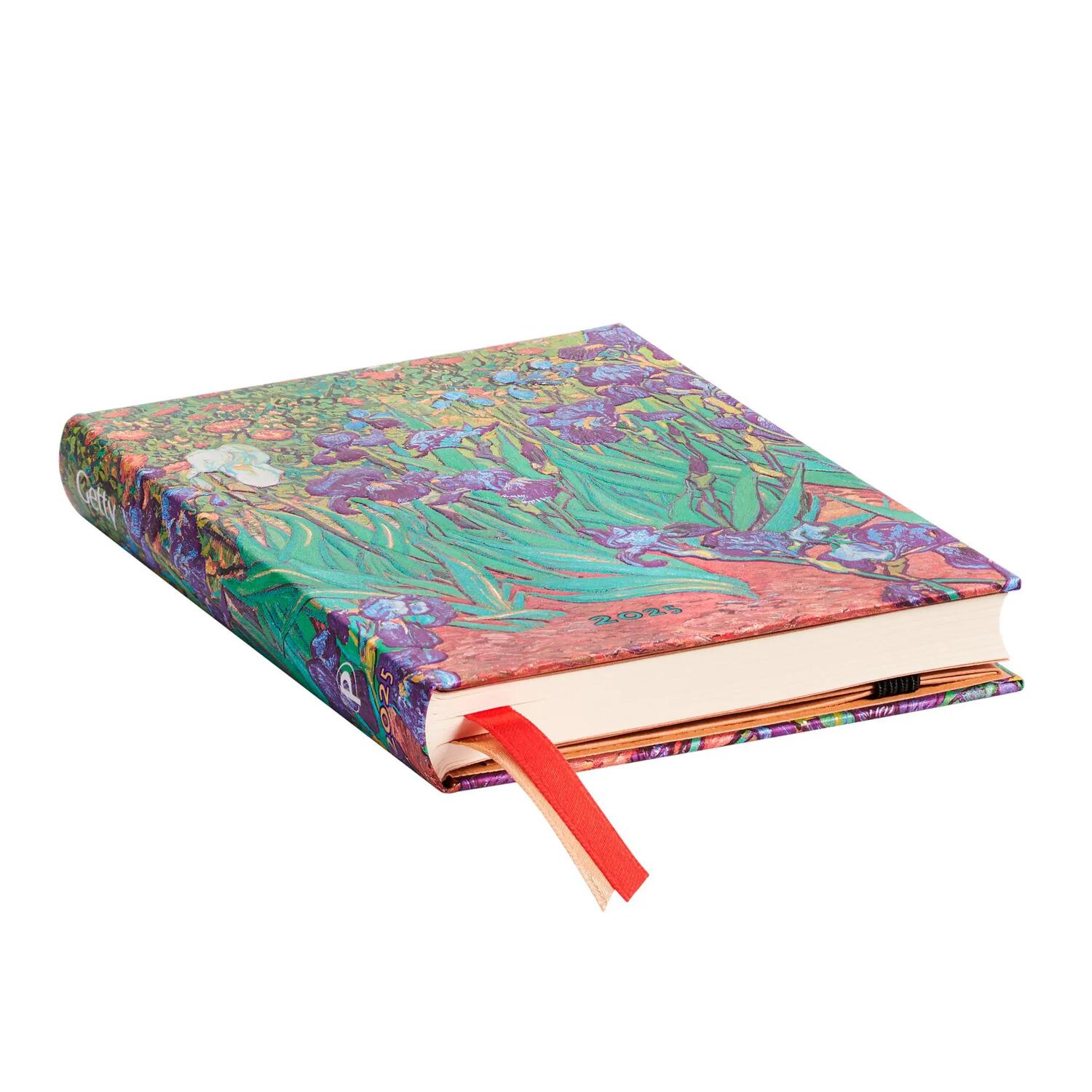 Agenda settimanale 2025 - Iris di Van Gogh - PAPERBLANKS 12 MESI - Formato Mini - Orizzontale