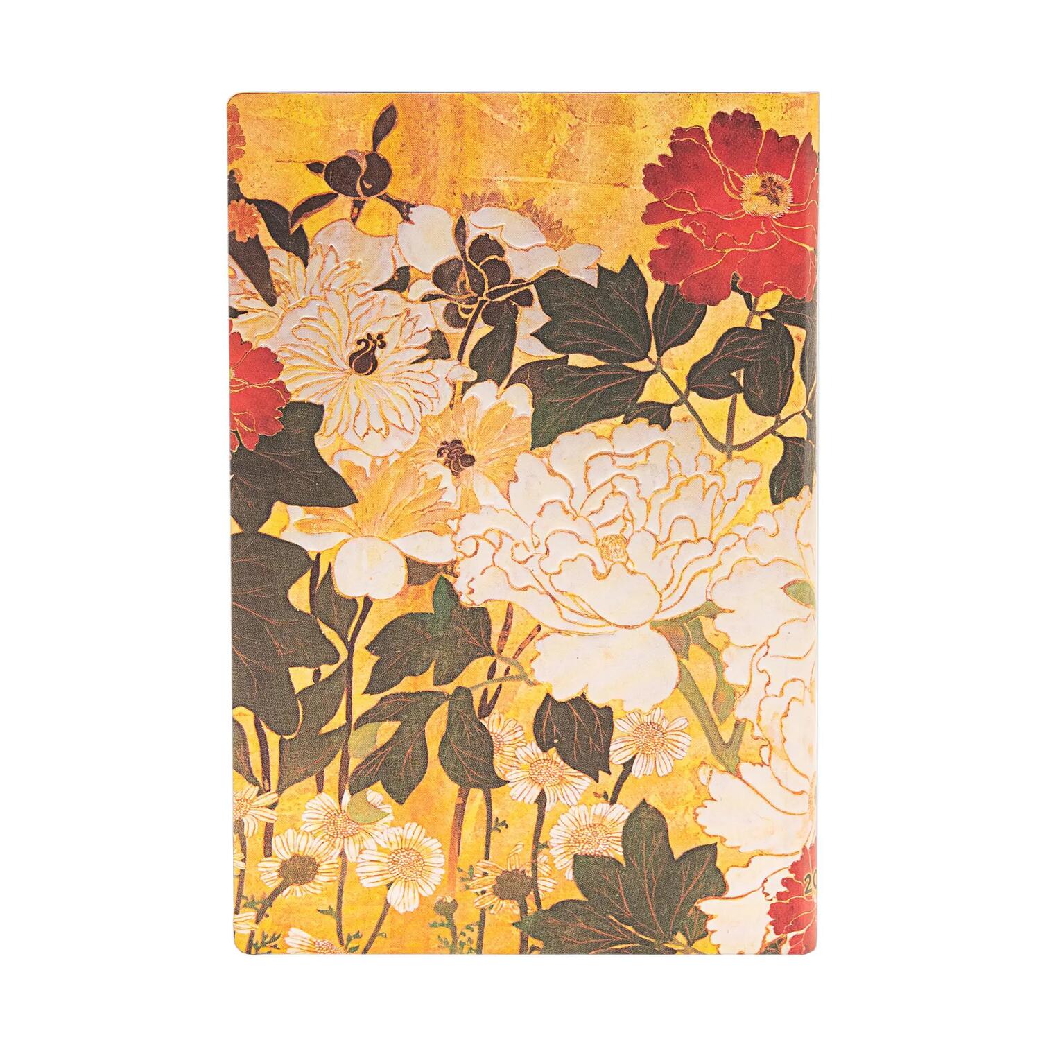 Agenda settimanale 2025 - Fiori Rinpa - PAPERBLANKS 12 MESI - Formato Mini - Orizzontale