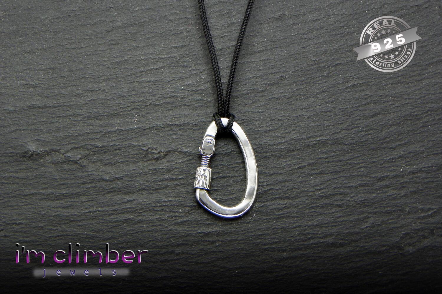 Ciondolo A Clip In Argento Sterling 925 Con Moschettone - Stile Thomas Sabo, Adatto Per Bracciali E Collane, Confezione Regalo, Senza Pietre, Liscio