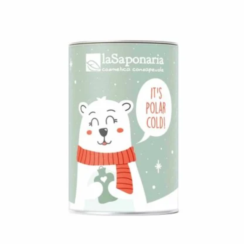 La Saponaria - Salvadanaio Orso polare - Kit Viso
