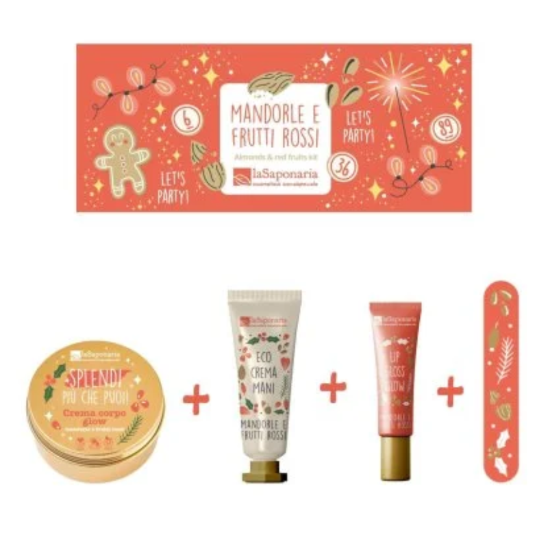 La Saponaria - Mandorle e Frutti rossi Cofanetto per le feste