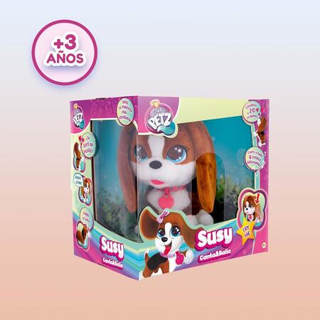 Cagnolina Susy Canta e Balla - Imc Toys - 907317 - 3+