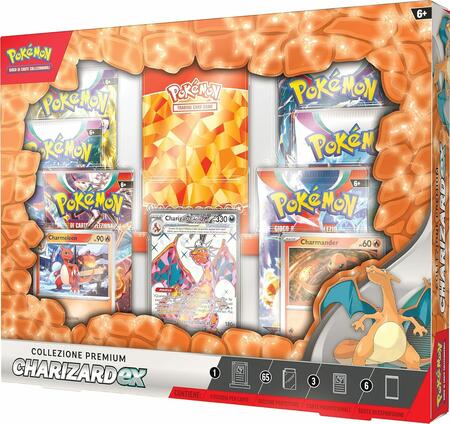 Collezione premium Charizard-ex del GCC Pokémon 60321 6+