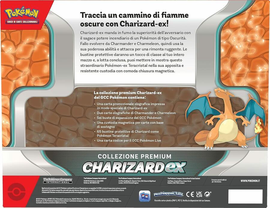 Collezione premium Charizard-ex del GCC Pokémon 60321 6+