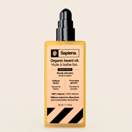 Sapiens - Olio da barba bio Cedar Roots