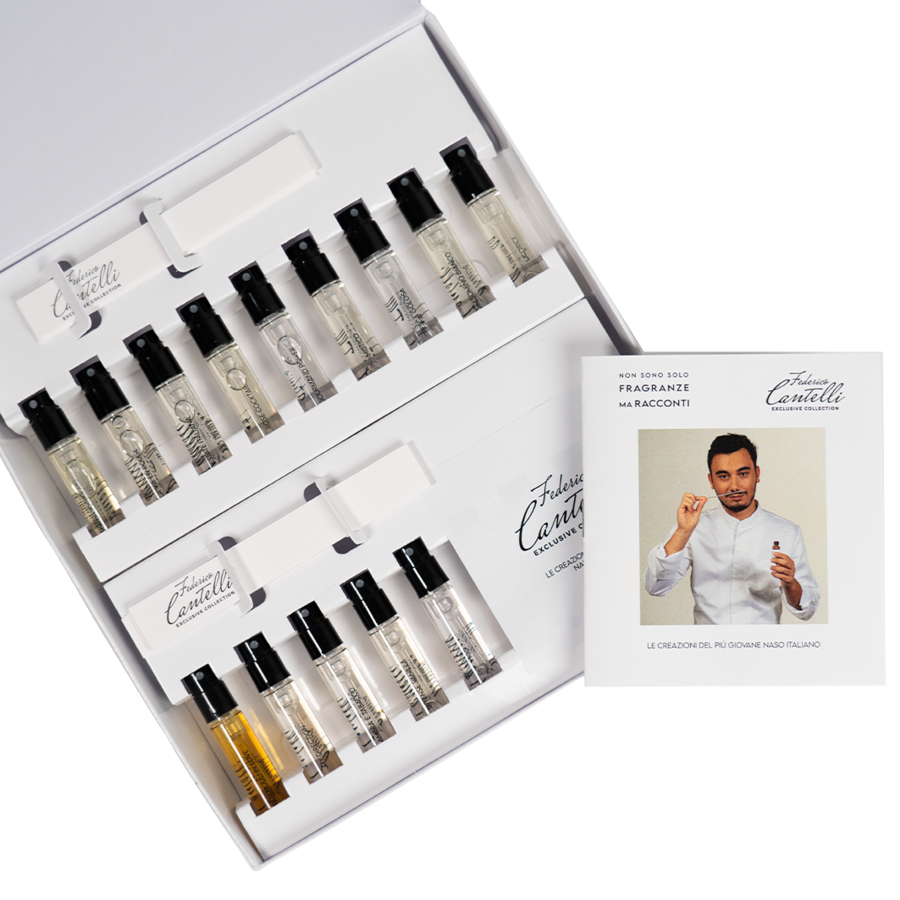 "NEW DISCOVERY SET" 12 X 2 ML VAPO FEDERICO CANTELLI COLLECTION 