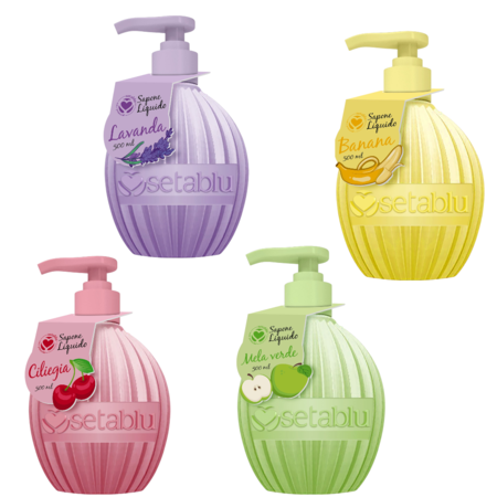 SETABLU SAPONE MANI 500 ML (Confezione da 12 pezzi) 