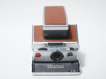 POLAROID SX 70 VINTAGE - LAND CAMERA Modificata per 600 - RIGENERATA + attacco treppiede e cinghia!