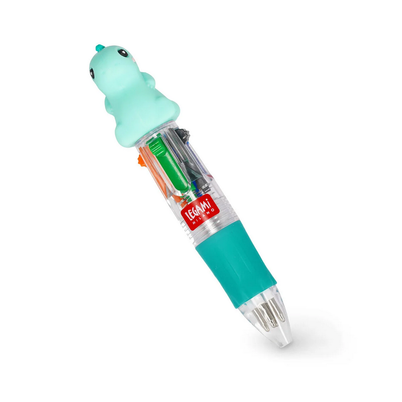Mini Penna a Sfera 4 Colori - Dino