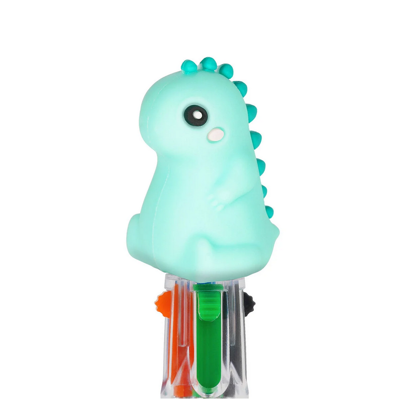 Mini Penna a Sfera 4 Colori - Dino