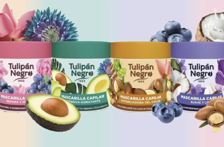TULIPAN NEGRO MASCHERA CAPELLI 400 ML (Confezione da 8 pezzi) 