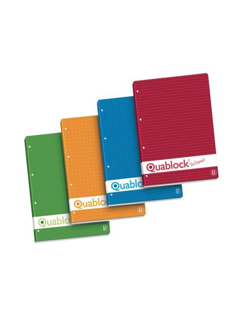 BLOCCO COLLATO "QUABLOCK" A4 - Conf. 5 pz