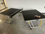 Ping pong Richiudibile urban play mod. light regolamentare,trasportabile in valigia, da interno, racchette e palline colore VERDE