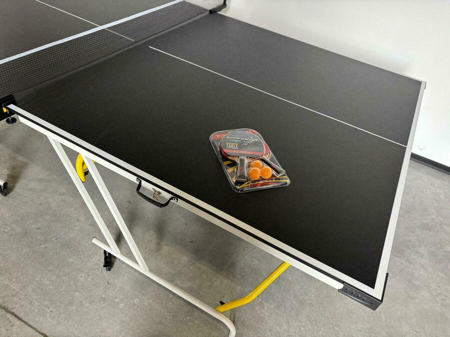 Ping pong Richiudibile urban play mod. light regolamentare,trasportabile in valigia, da interno, racchette e palline colore VERDE