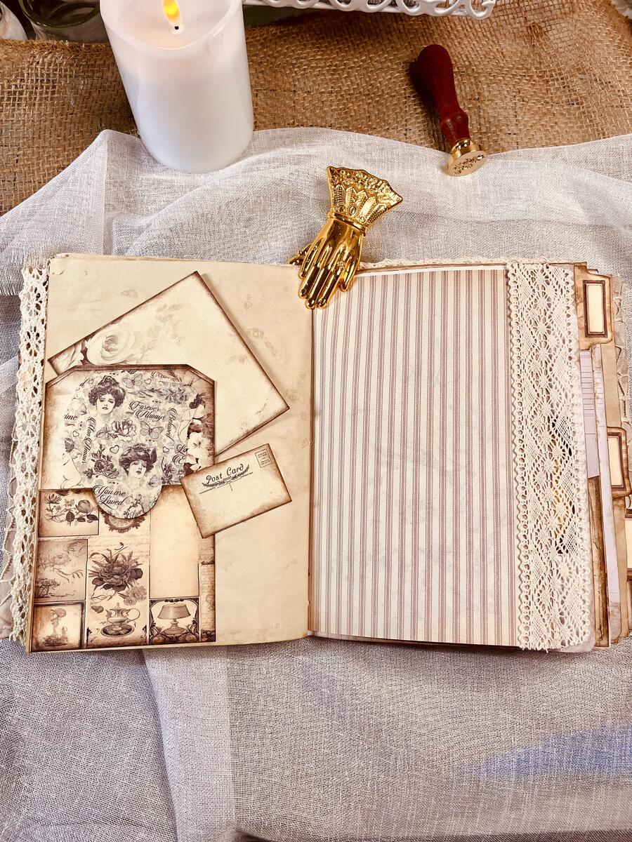 Journal Vintage Ivory