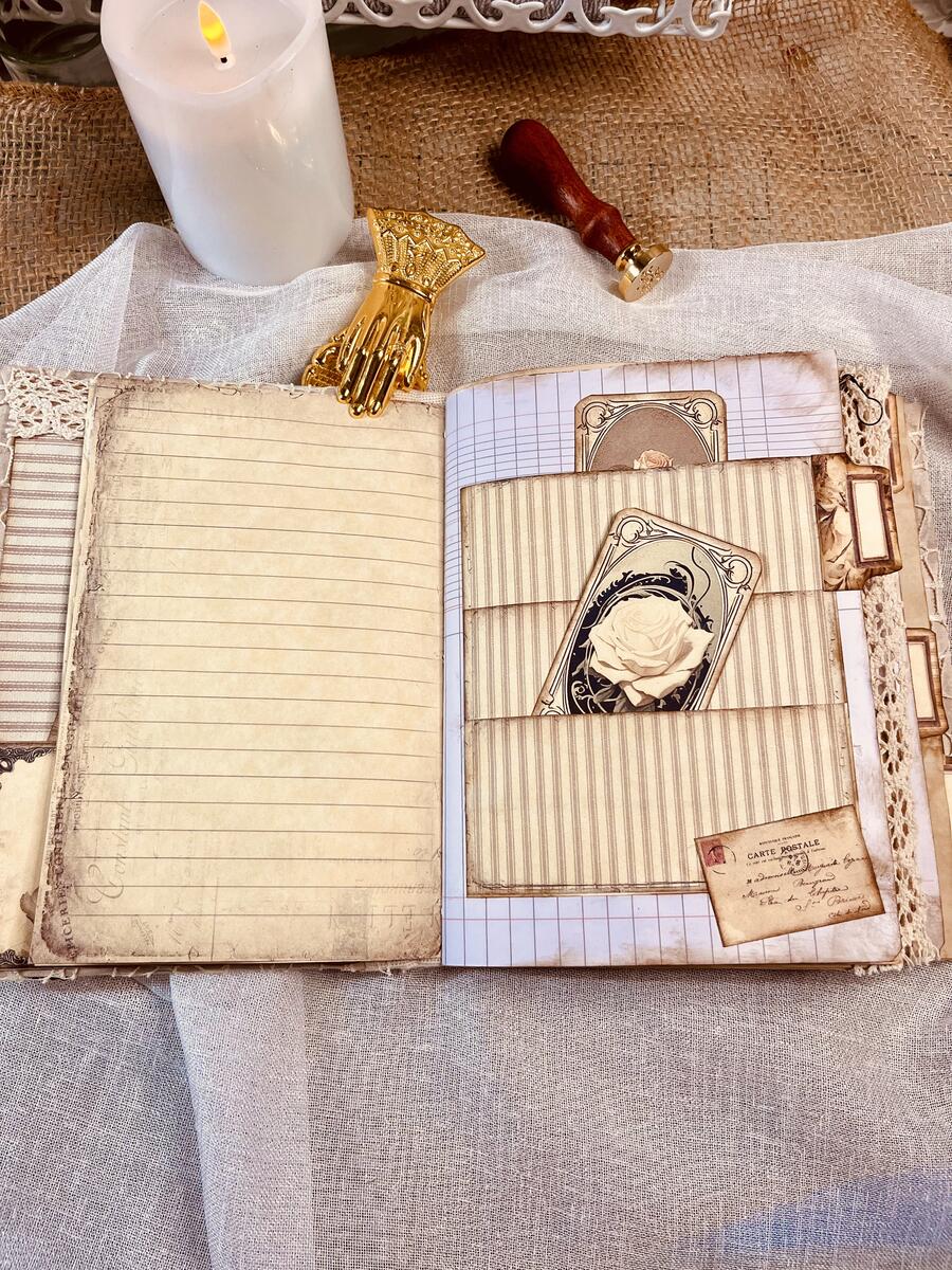 Journal Vintage Ivory