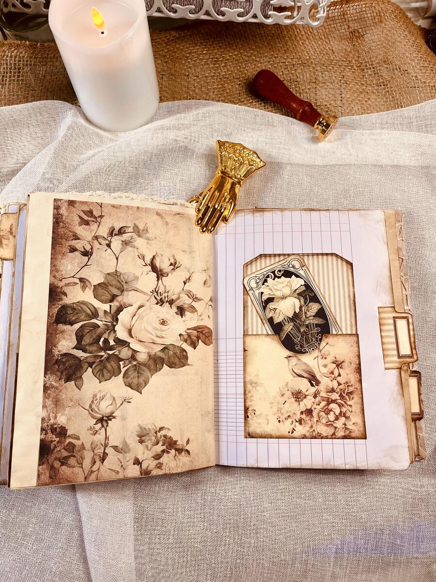 Journal Vintage Ivory