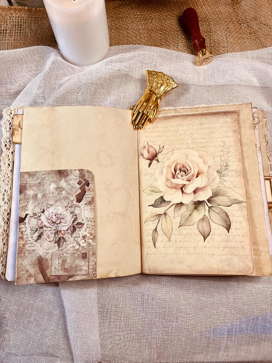 Journal Vintage Ivory