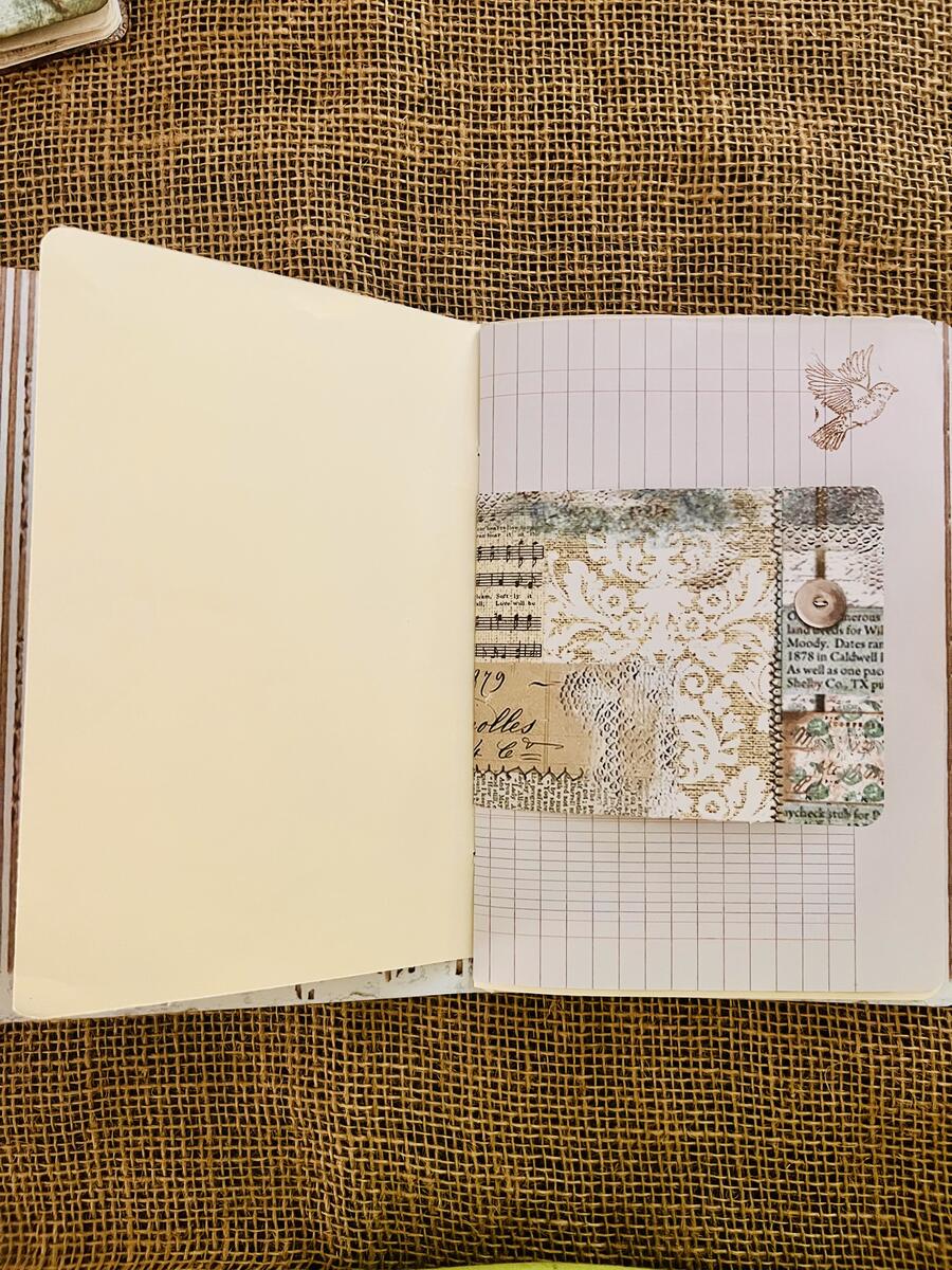 Quaderno artigianale Ricordi in carta