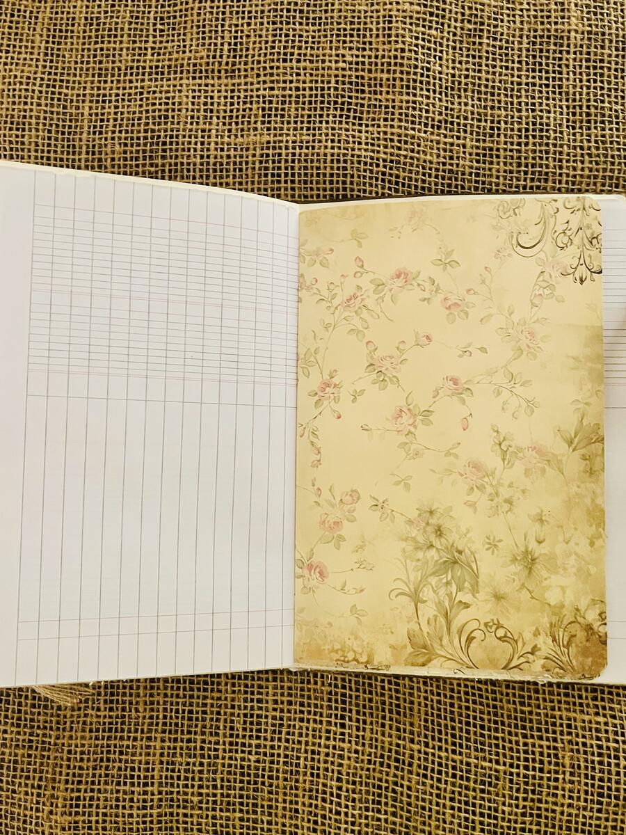 Quaderno artigianale Ricordi in carta