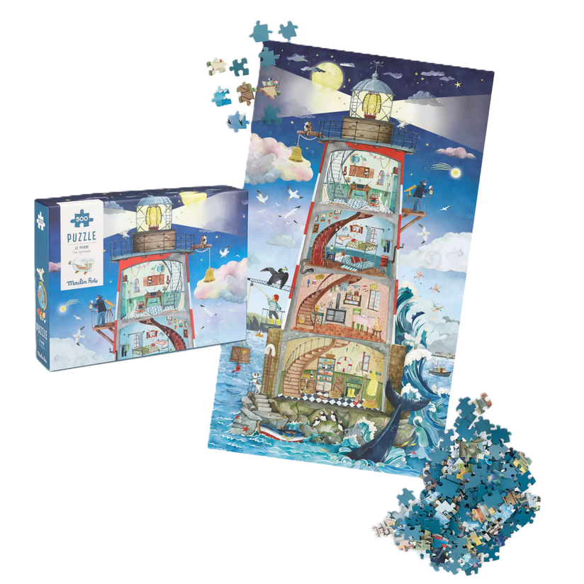 Puzzle Il faro 500 pezzi Le Jardin du Moulin