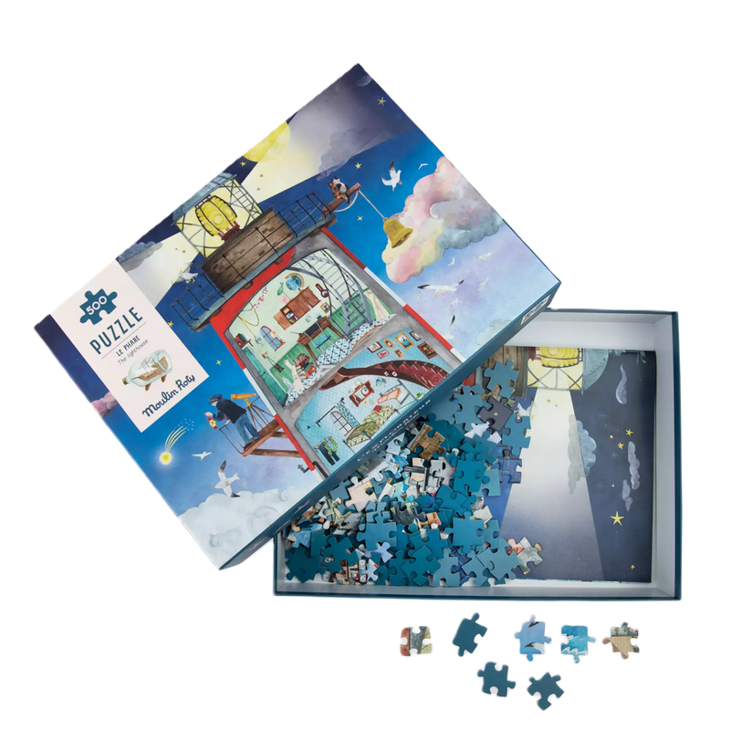 Puzzle Il faro 500 pezzi Le Jardin du Moulin
