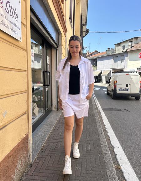 NOVITÀ Completo camicia & bermuda in cotone