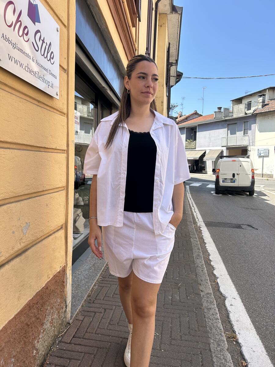 NOVITÀ Completo camicia & bermuda in cotone