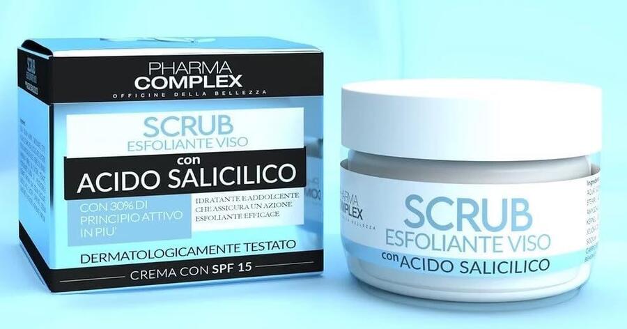 PHARMA COMPLEX ESFOLIANTE VISO SCRUB CON ACIDO SALICINICO