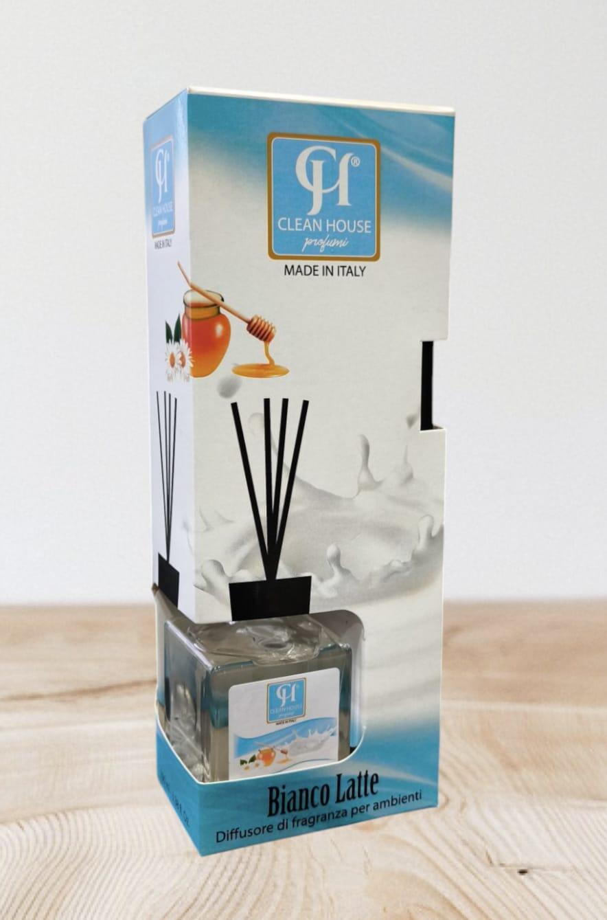 CLEAN HOUSE PROFUMI BIANCO LATTE
 [Confezione da 12 pezzi]