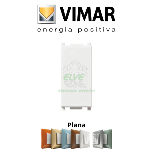 VIMAR - 14041 PLANA Copriforo bianco