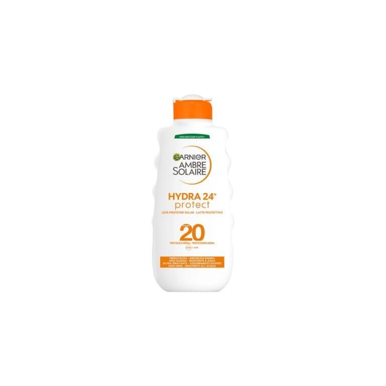 GARNIER AMBRE SOLAIRE HYDRA 24 H LATTE PROTETTIVO SPF 20 200ML
 [Confezione da 6 pezzi]