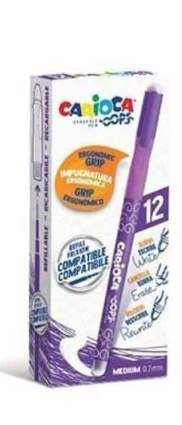 CARIOCA OOPS PENNA CANCELLABILE 0,7 mm   [Confezione da 12 pezzi]