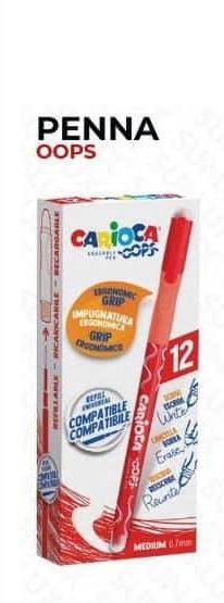CARIOCA OOPS PENNA CANCELLABILE 0,7 mm   [Confezione da 12 pezzi]