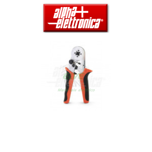 ALPHA ELETTRONICA - 98-119K Pinza crimpatrice per terminali a tubetto