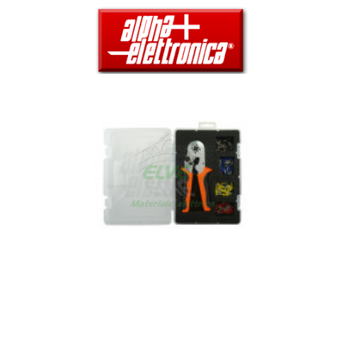 ALPHA ELETTRONICA - 98-119K Pinza crimpatrice per terminali a tubetto