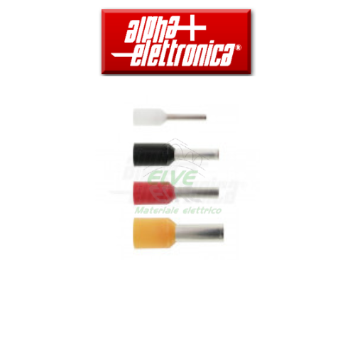 ALPHA ELETTRONICA - 98-119K Pinza crimpatrice per terminali a tubetto