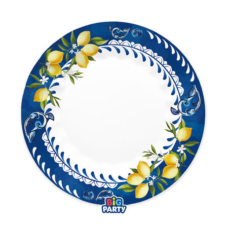 Amalfi Piatto carta cm.25 conf. 6 pezzi 