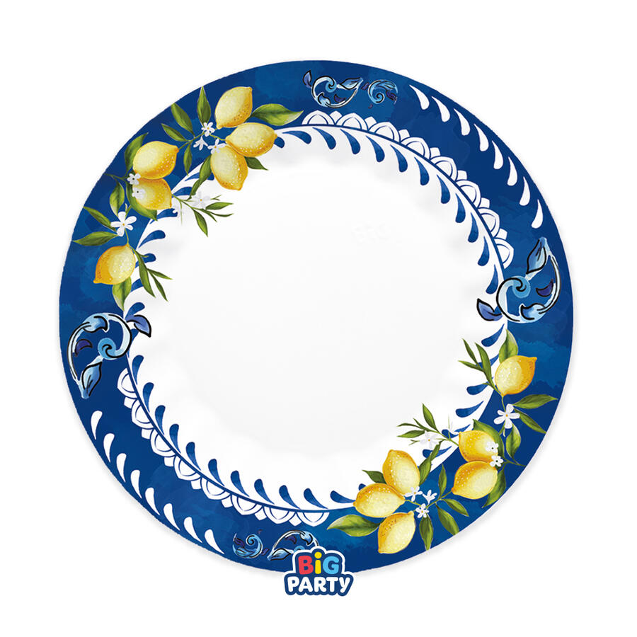Amalfi Piatto carta cm.25 conf. 6 pezzi 