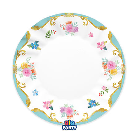 Minty Piatto Carta Diametro cm.25 Conf.6 pezzi