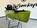 Kayak a Motore di prua Haswing Cayman 55lb con GPS + Pedali divisibile Big Mama Triken 330 live S, con ruote e vasca del vivo