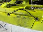 Kayak a Motore di prua Haswing Cayman 55lb con GPS + Pedali divisibile Big Mama Triken 330 live S, con ruote e vasca del vivo