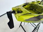 Kayak a Motore di prua Haswing Cayman 55lb con GPS + Pedali divisibile Big Mama Triken 330 live S, con ruote e vasca del vivo