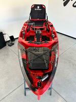 Kayak a Motore di prua Haswing Cayman 55lb con GPS + Pedali divisibile Big Mama Triken 330 live S, con ruote e vasca del vivo