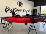 Kayak a Motore di prua Haswing Cayman 55lb con GPS + Pedali divisibile Big Mama Triken 330 live S, con ruote e vasca del vivo