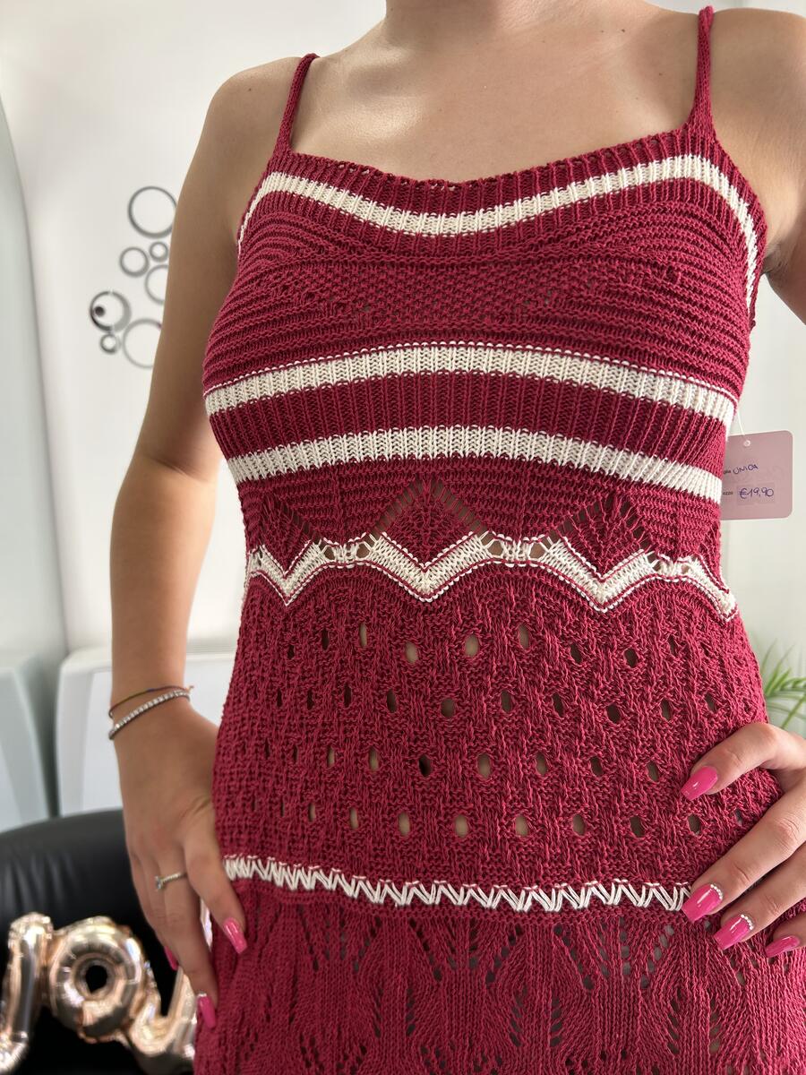 NOVITÀ Abitino/copricostume in crochet in cotone