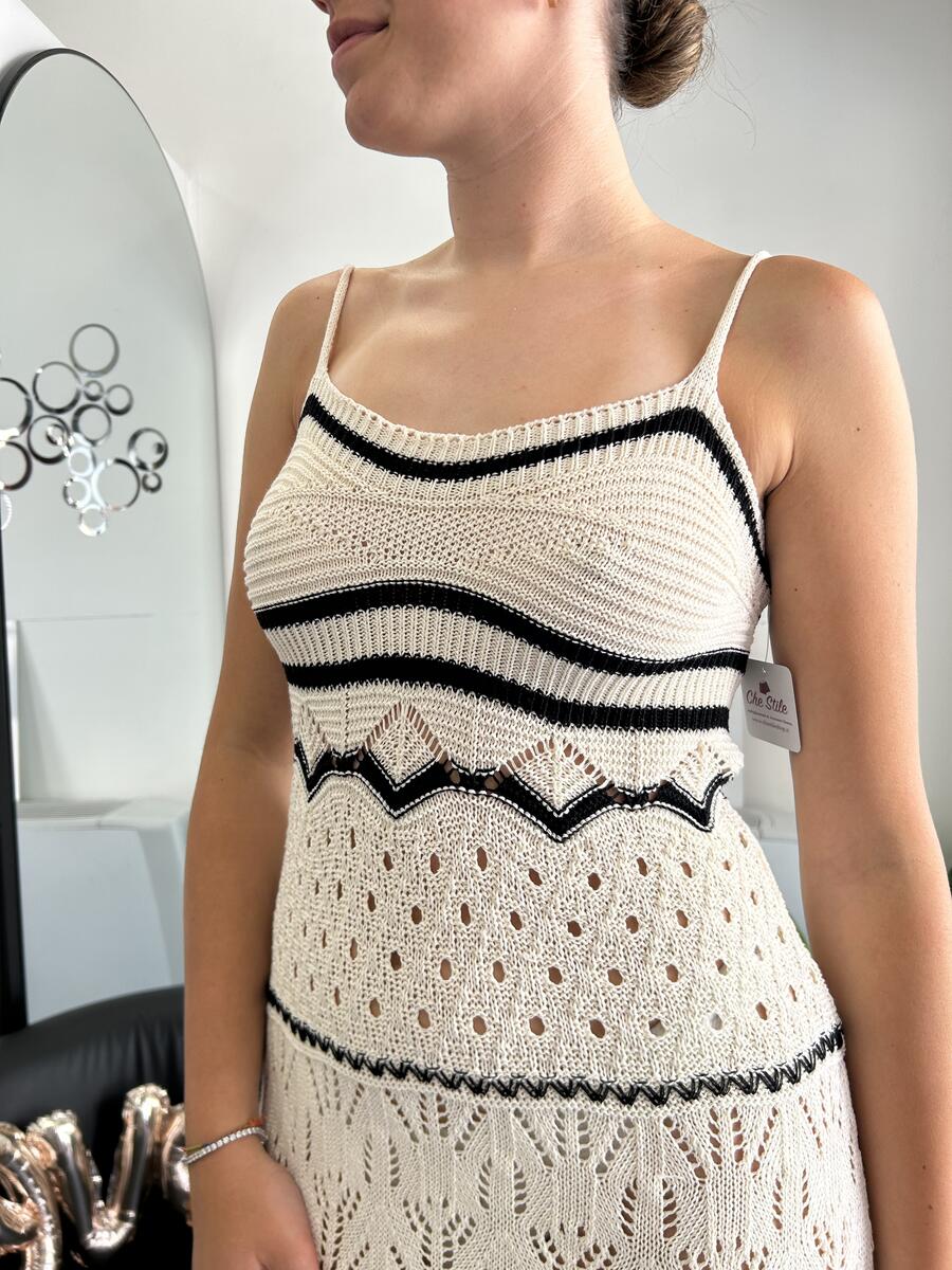 NOVITÀ Abitino/copricostume in crochet in cotone